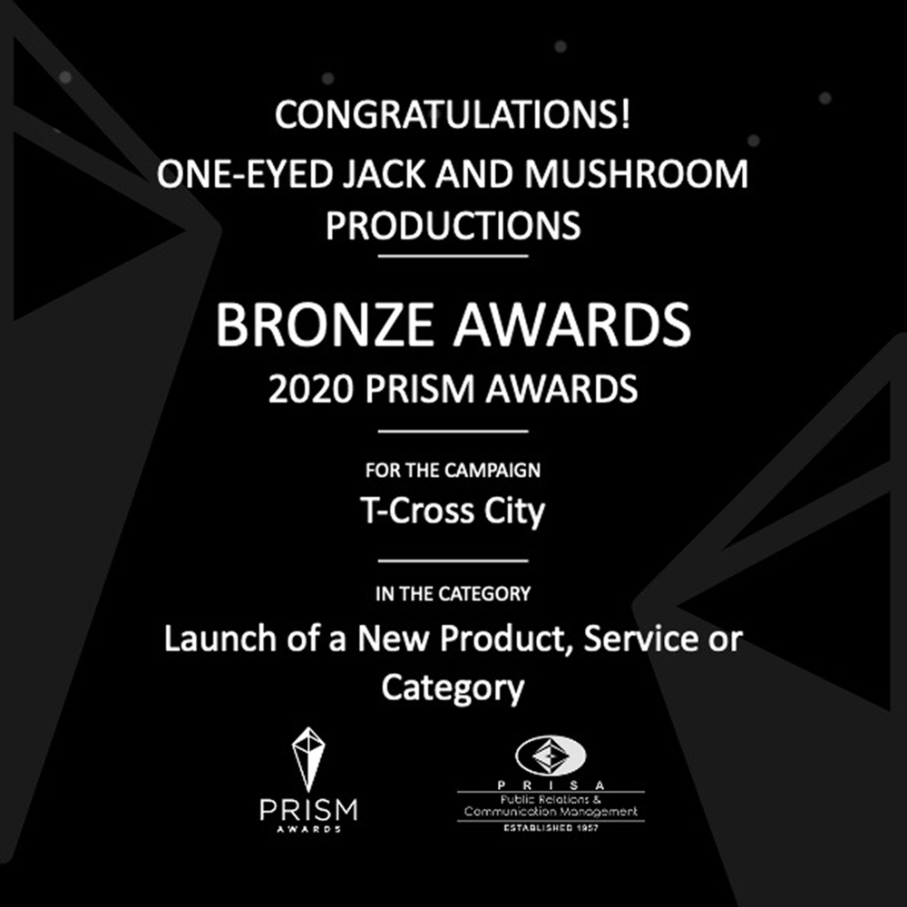 PRISM Bronze Award for stage and set design — Mushroom Productions